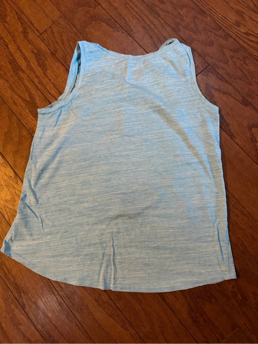 Justice Girls 12 Tropical Vibes Tank Top Blue Beach Summer Y2K